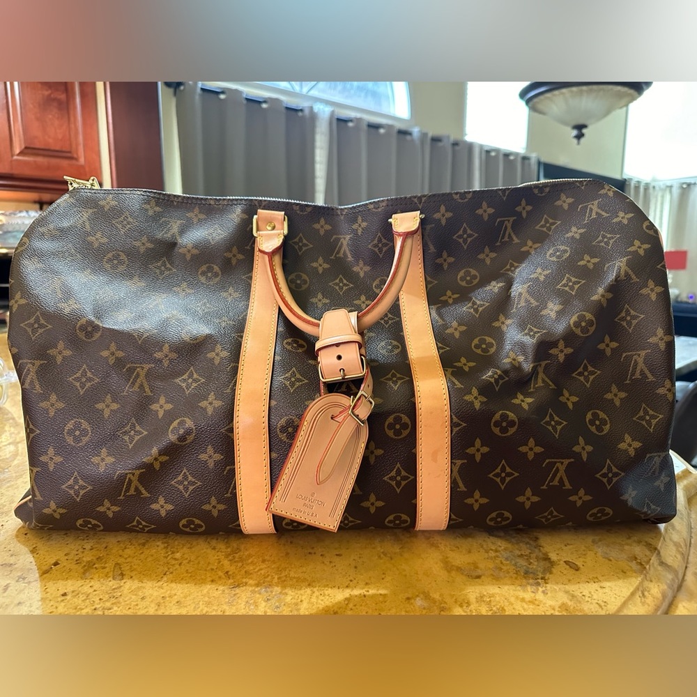 Authentic Louis Vitton Monogram Canvas Duffel Bag